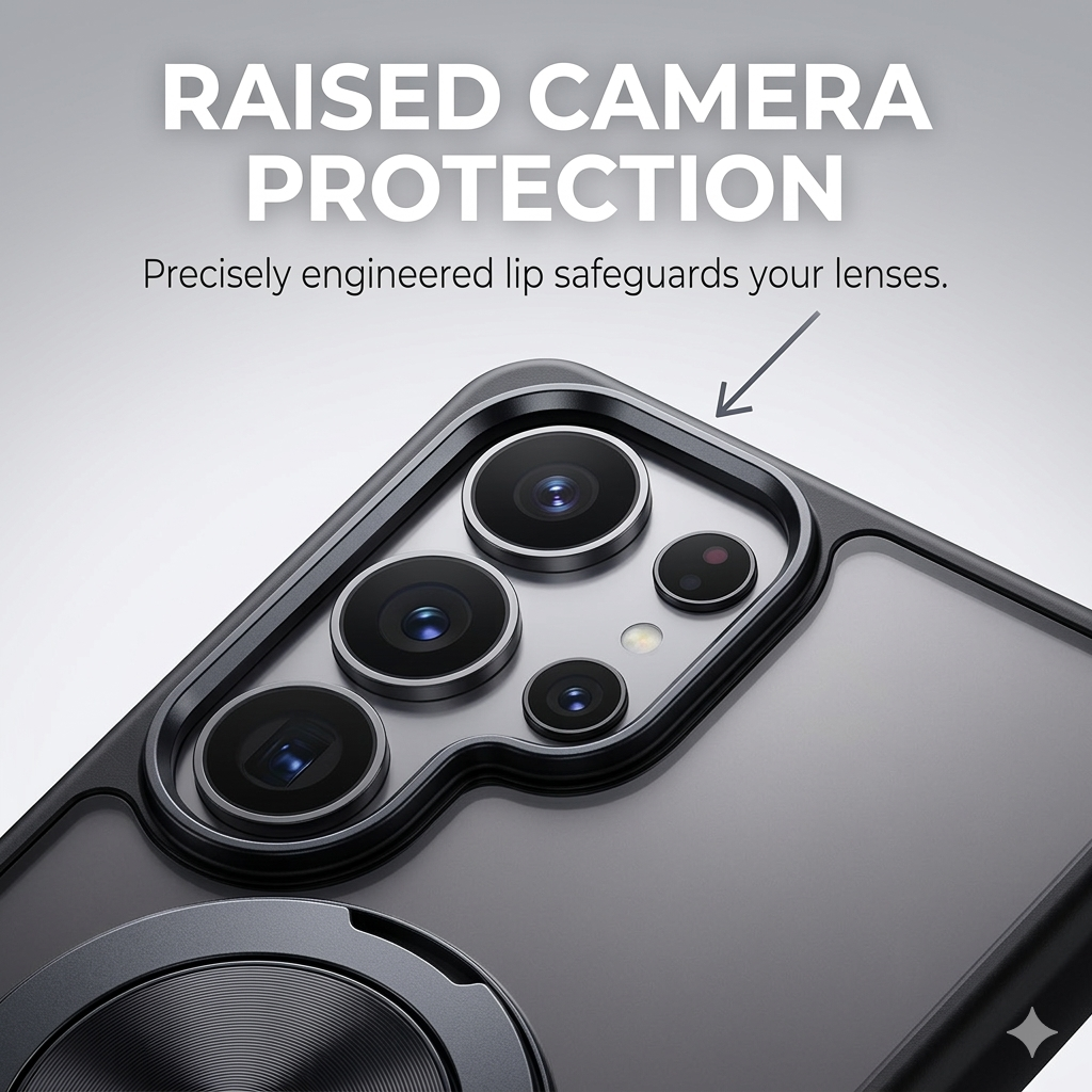 Samsung S26 Ultra Premium Back Case With Wireless Charging Support And MagSafe Stand