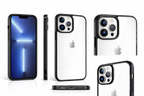 Premium Crystal Clear Anti Yellow Protective Case For iPhone 12 And iPhone 12 Pro Clear And Black Border Variants