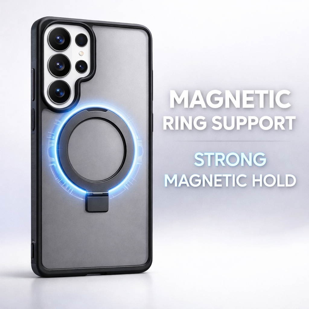 Samsung S26 Ultra Premium Back Case With Wireless Charging Support And MagSafe Stand