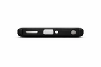 Premium Anti Yellow Transparent Phone Case with Black Border for 360 Degree Protection Raised Camera and Screen