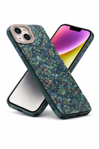 Premium Bling Crystal Camera Ring Glossy Pink Designer Back Cover for iPhone 13 14 Shockproof