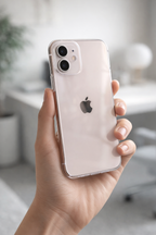 Premium Crystal Clear Anti Yellow Protective Case For iPhone 12 And iPhone 12 Pro Clear And Black Border Variants