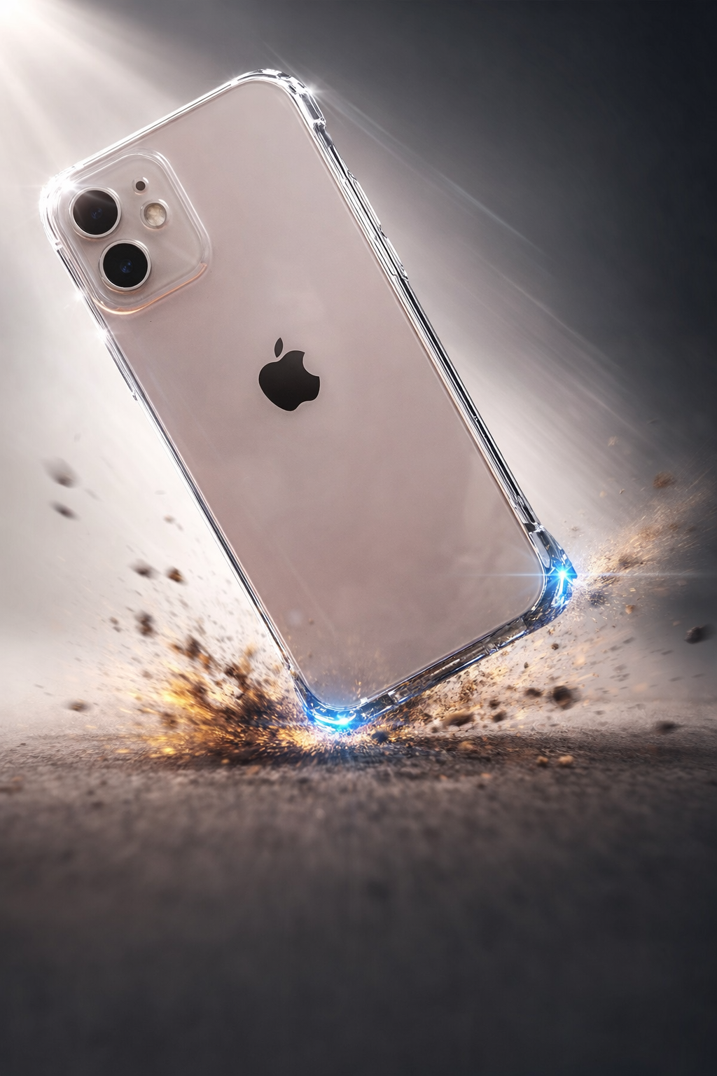 Premium Crystal Clear Anti Yellow Protective Case For iPhone 12 And iPhone 12 Pro Clear And Black Border Variants