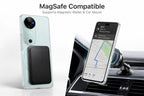 Vivo V40 / V40 Pro Magnetic Clear Case | MagSafe Compatible Transparent Back Cover | Military-Grade Corner Protection | Magnetic Ring Supported | Anti-Yellow Shockproof TPU+PC Cover