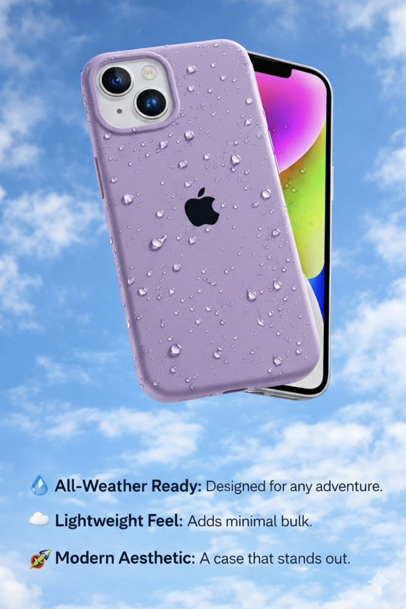 Premium Soft Silicone Back Case iPhone 13 And 14 Matte Finish Shockproof Protection Raised Camera And Screen Guard