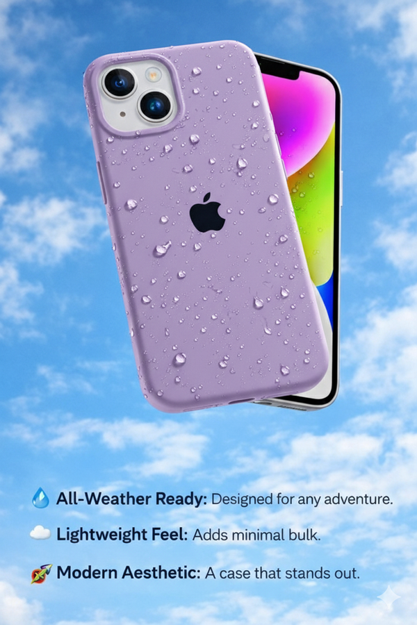 Premium Soft Silicone Back Case iPhone 13 And 14 Matte Finish Shockproof Protection Raised Camera And Screen Guard