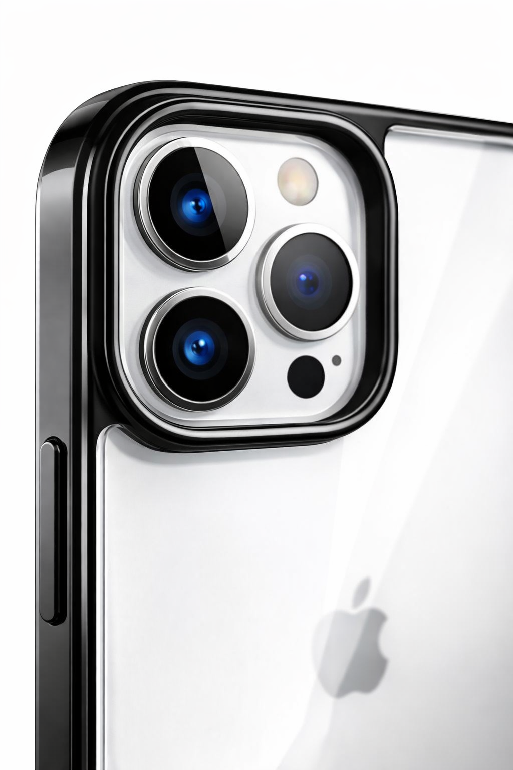 Premium Crystal Clear Anti Yellow Protective Case For iPhone 12 And iPhone 12 Pro Clear And Black Border Variants