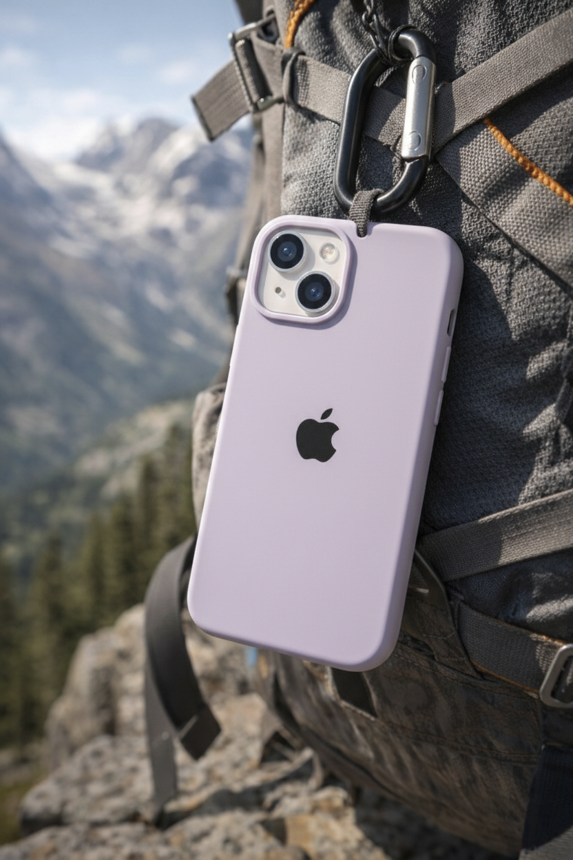 Premium Soft Silicone Back Case iPhone 13 And 14 Matte Finish Shockproof Protection Raised Camera And Screen Guard