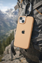 Premium Soft Silicone Back Case iPhone 13 And 14 Matte Finish Shockproof Protection Raised Camera And Screen Guard