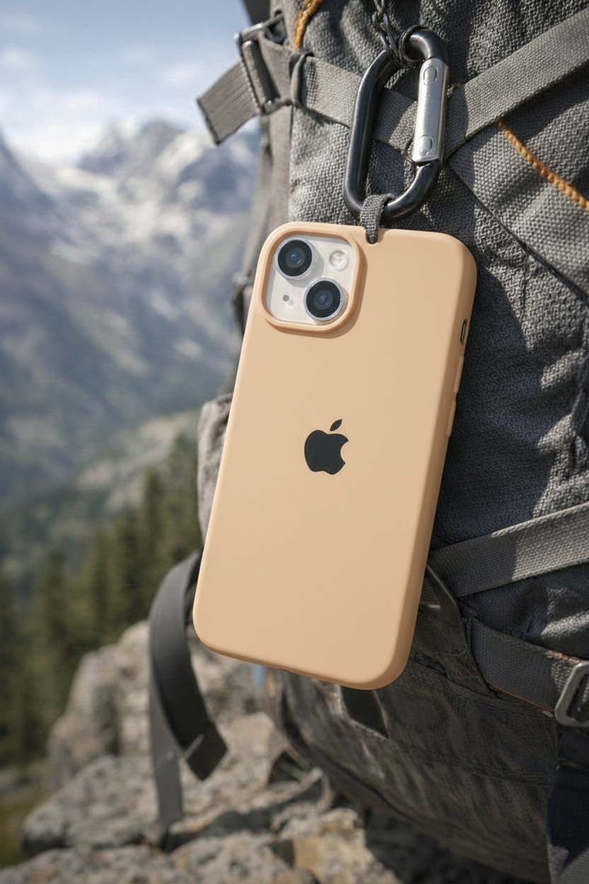 Premium Soft Silicone Back Case iPhone 13 And 14 Matte Finish Shockproof Protection Raised Camera And Screen Guard