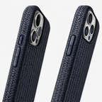 Veloraverse Matte Grey Braided Texture Case for iPhone 12 and iPhone 12 Pro TPU Protective Cover