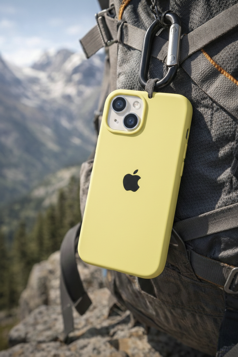 Premium Soft Silicone Back Case iPhone 13 And 14 Matte Finish Shockproof Protection Raised Camera And Screen Guard