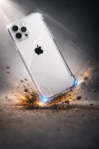 Premium Crystal Clear Anti Yellow Protective Case For iPhone 12 And iPhone 12 Pro Clear And Black Border Variants